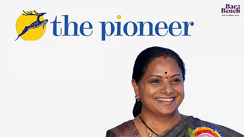 The Pioneer newspaper and K Kavitha

