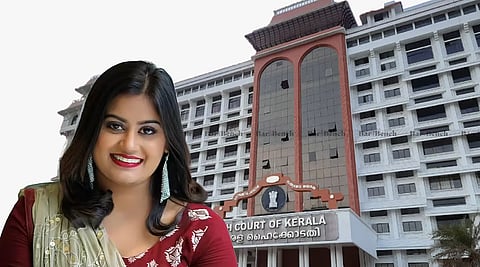 Malayalam actress Ansiba Hassan with Kerala hc

