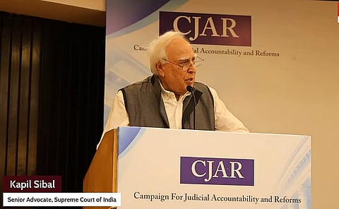 Senior Advocate Kapil Sibal

