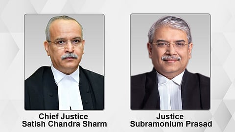 Chief Justice Satish Chandra Sharm and Justice Subramonium Prasad of Delhi High Court