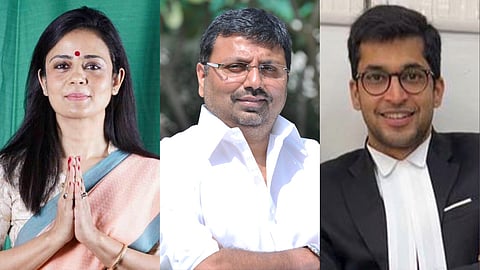Mahua Moitra, Nishikant Dubey and Advocate Jai Anant Dehadrai