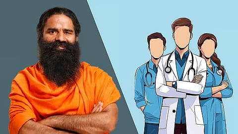 Patanjali Promoter Baba Ramdev, doctors