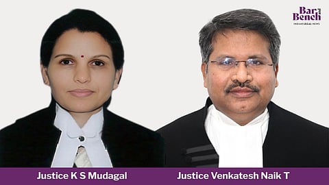Justices K S Mudagal And Venkatesh Naik T