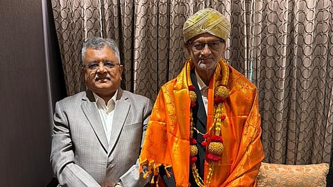 ಐದು ದಶಕ ಪೂರೈಸಿದ ಹಿರಿಯ ವಕೀಲ ಕೆ ಎಸ್‌ ವ್ಯಾಸರಾವ್‌ರನ್ನು ಸನ್ಮಾನಿಸಿದ ಎಸ್‌ಜಿ ತುಷಾರ್‌ ಮೆಹ್ತಾ