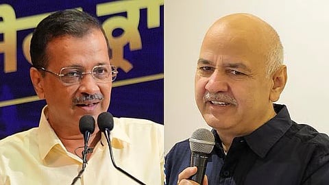 Arvind Kejriwal and Manish Sisodia
