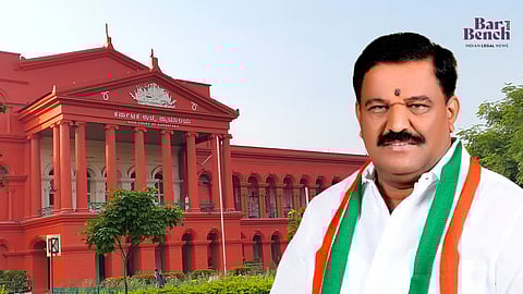 Karnataka High Court, MLA  SN Subbareddy 