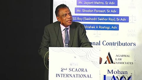 Justice AHMD Nawaz at a conference recently held in Goa, India