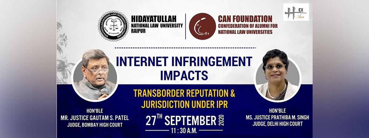 Webinar: Justices Gautam Patel, Prathiba Singh to speak on “Internet ...
