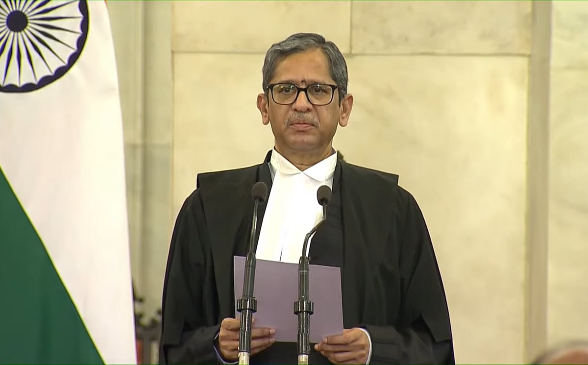 Justice NV Ramana sworn in as the 48th Chief Justice of India