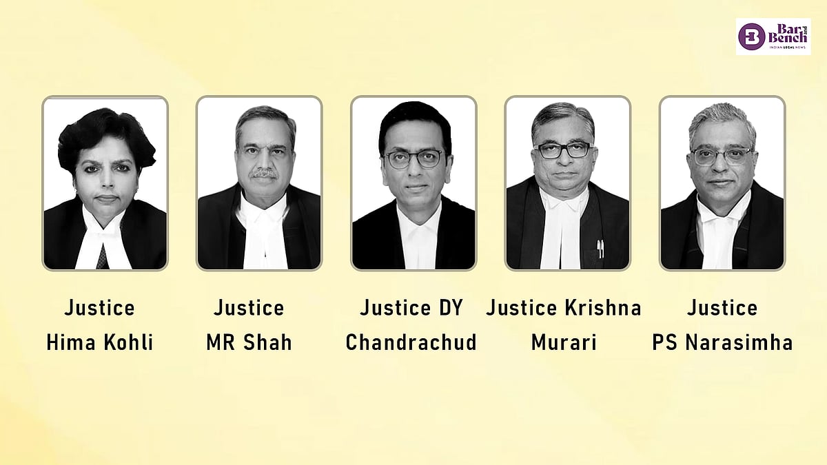 Supreme Court Constitution Bench headed by Justice DY Chandrachud to ...