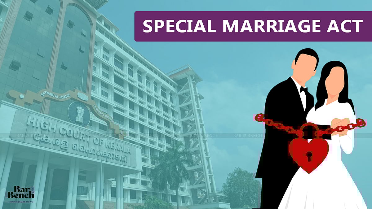 Is 30day waiting period under Special Marriage Act necessary Kerala
