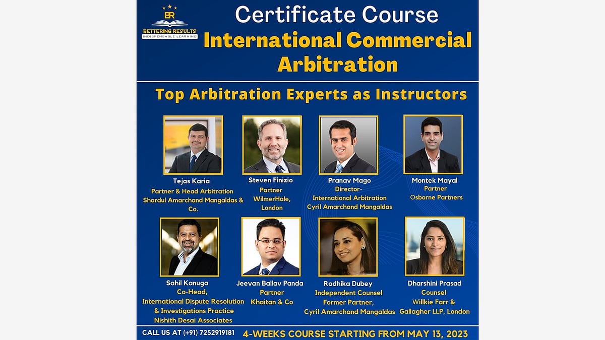 Learn international commercial arbitration practice from world's top ...