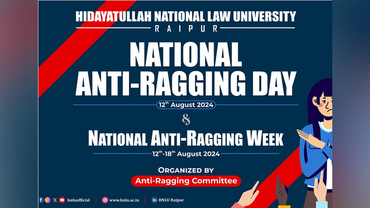 HNLU Observes Anti-Ragging Week from August 12 to 18, 2024