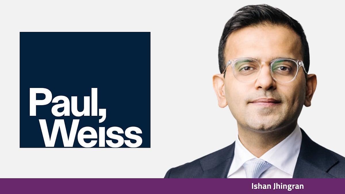 Ishan Jhingran made Partner at Paul Weiss