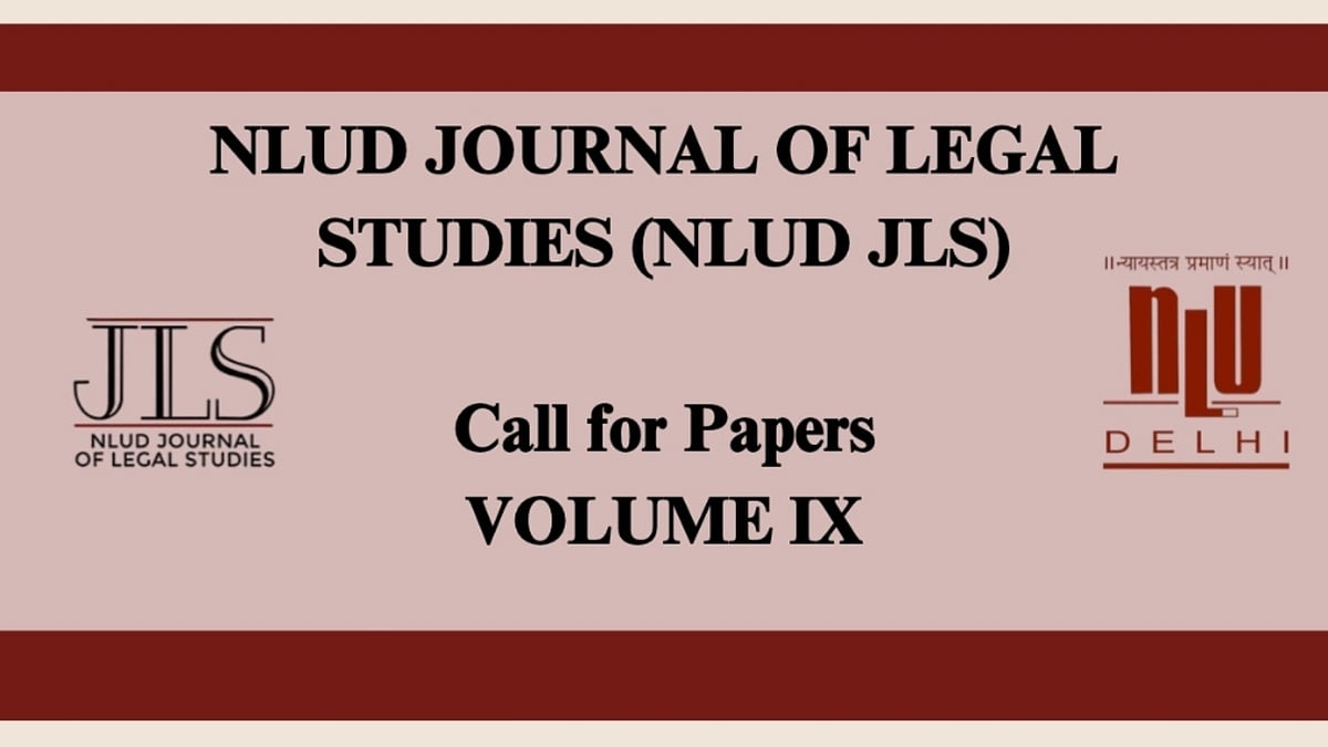 Call for Papers: Journal of Legal Studies, NLU Delhi - Volume IX (2027)