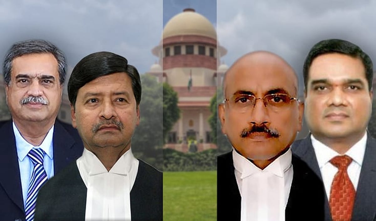 Breaking: Centre clears appointment of four new judges to Supreme Court
