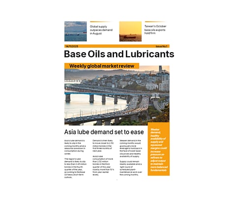 Base Oils and Lubricants - Weekly Global Market Review (14 Nov)
