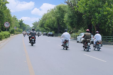 Lahore, cars, bikes, road, Pakistan
