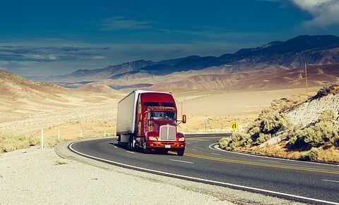 Bakersfield, California, truck, highway