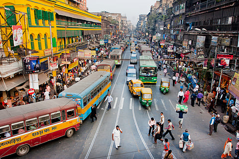 bus, auto, motorbike, taxi, traffic, mumbai, india 