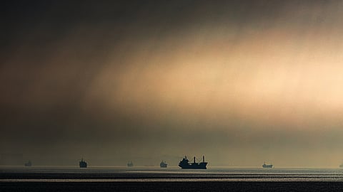 tankers, Bosphorus Strait, Turkey
