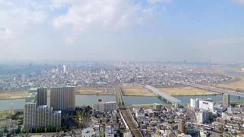 Tokyo, skyline, Japan, Chiba city