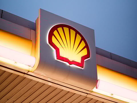 Photo of Shell logo on fuel station