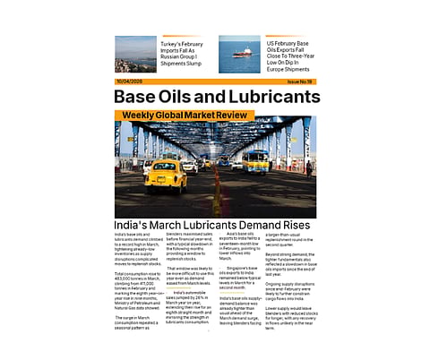 Front cover of Base Oils and Lubricants: Weekly Global Market Review - 10 April '26