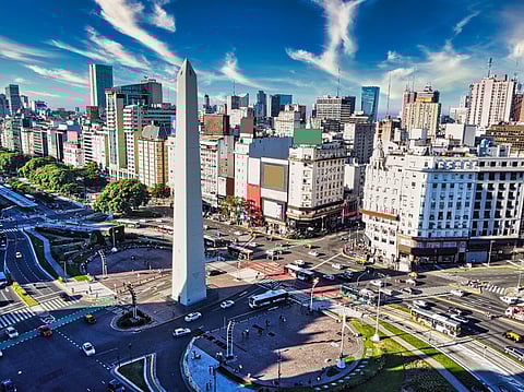 Photo of Buenos Aires and view of Obelisk