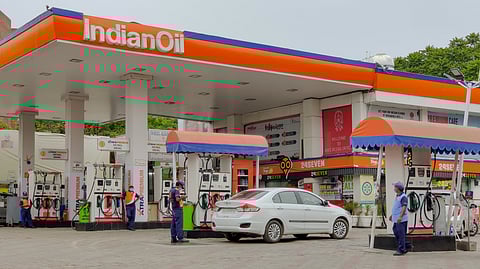 Photo of petrol station in New Delhi