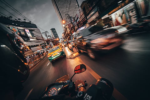 Photo of traffic in Bangkok