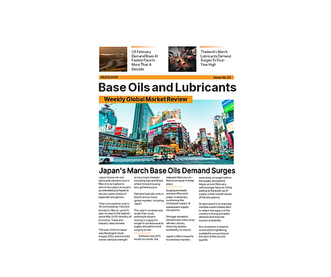 Front cover of Base Oils and Lubricants: Weekly Global Market Review - 8 May '26
