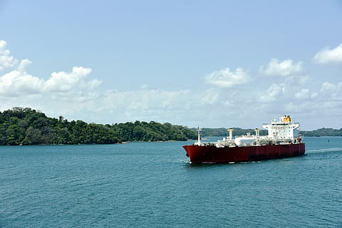 Photo of vessel at Panama Canal