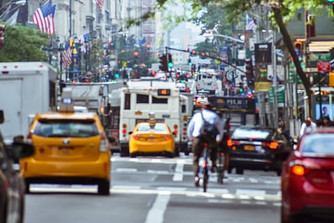 Photo of traffic in New York