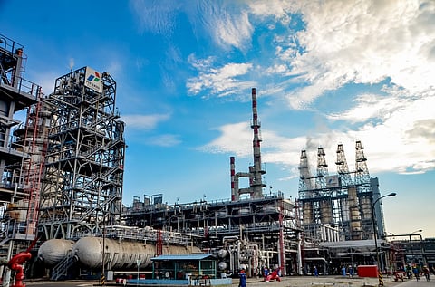 Photo of refinery in Indonesia