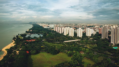 Photo of Singapore coastline 