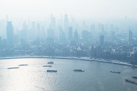 Photo of vessels off Shanghai