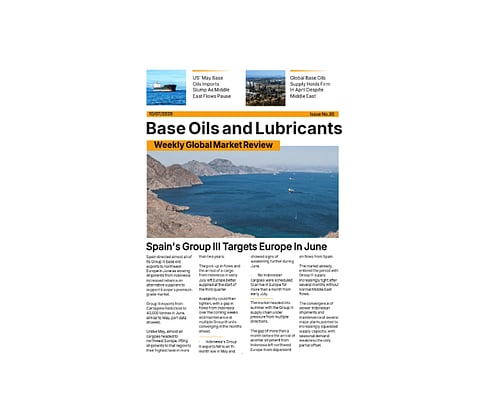 Front cover of Base Oils and Lubricants: Weekly Global Market Review - 10 July '26