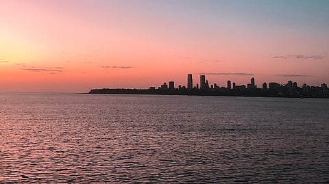 Photo of silhouette of Mumbai