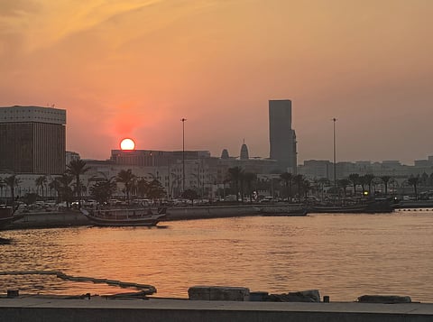 Photo of sunset view over Jeddah waterfront