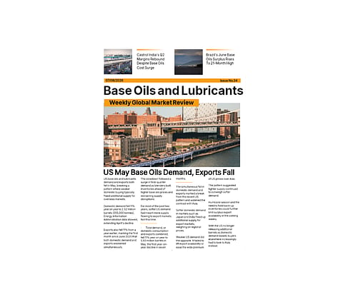 Front cover of Base Oils and Lubricants: Weekly Global Market Review - 7 August '26