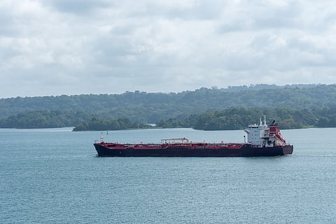 Photo of vessel near Panama canal