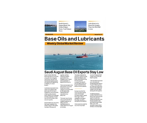 Front cover of Base Oils and Lubricants: Weekly Global Market Review - 25 September '26