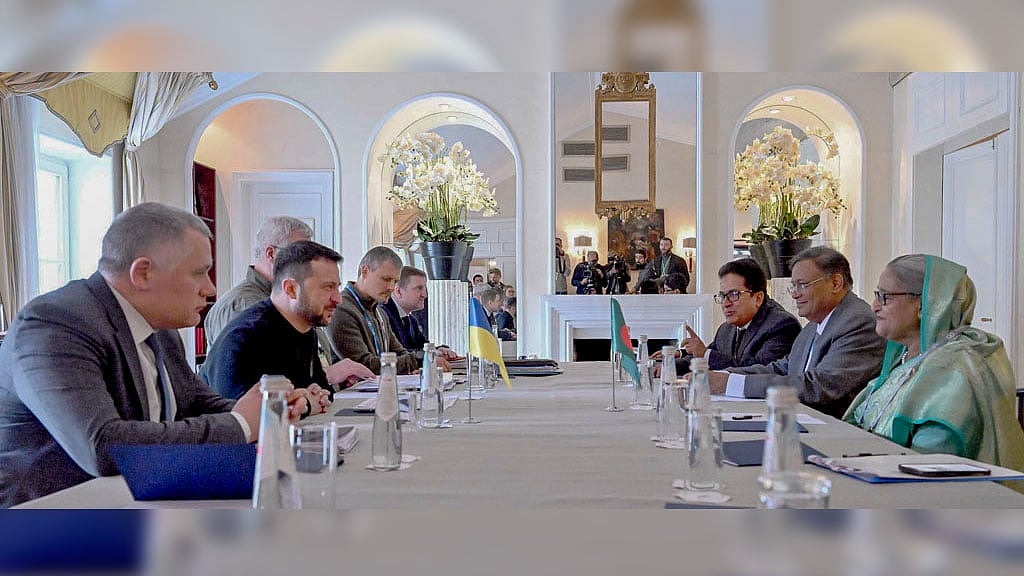 In meeting with Zelensky, Bangladesh’s Hasina calls for end to Russia-Ukraine war