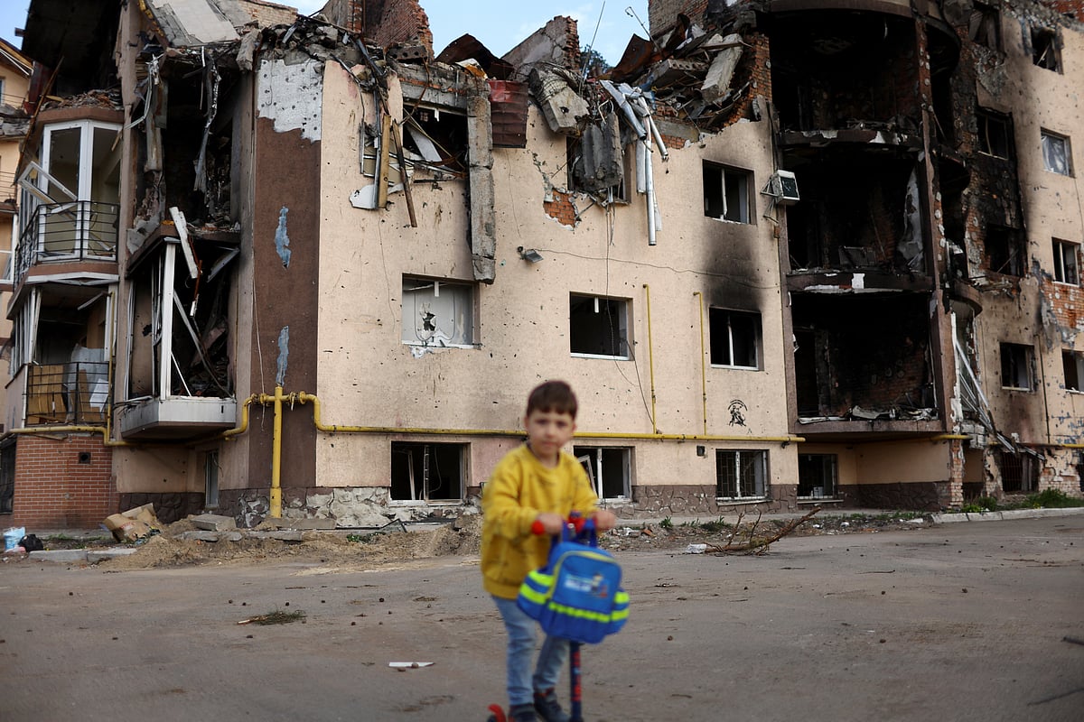 Children of war-torn Ukraine