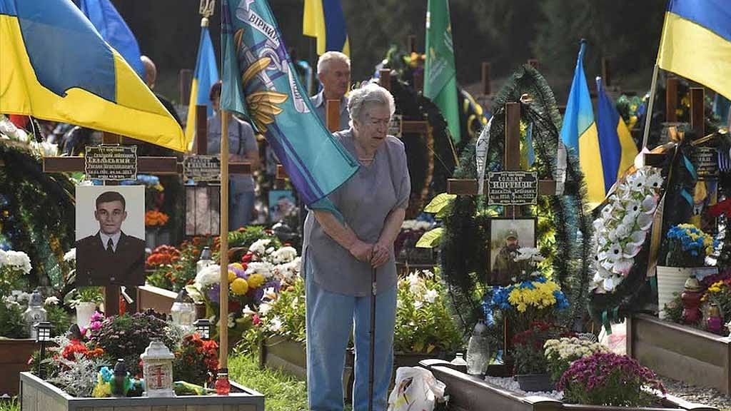 Russian attack kills 22 civilians on Ukraine's Independence Day, Kyiv officials say