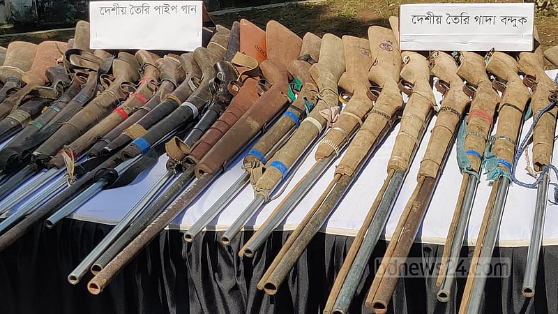 RAB has recovered arms and ammunition during an operation to arrest members of Jamatul Ansar Fil Hindal Sharqiya, a new Islamist militant group, and separatists of armed group Bawm Party in the Chattogram Hill Tracts.
