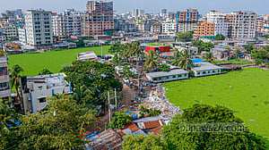 Chowdhurypara lake shrinking