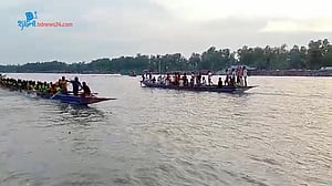 Boat race in Sirajganj