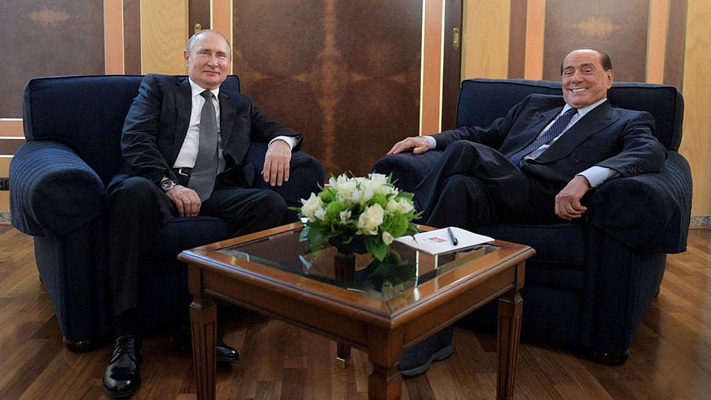 Italy's Berlusconi says has exchanged 'sweet letters' with Putin